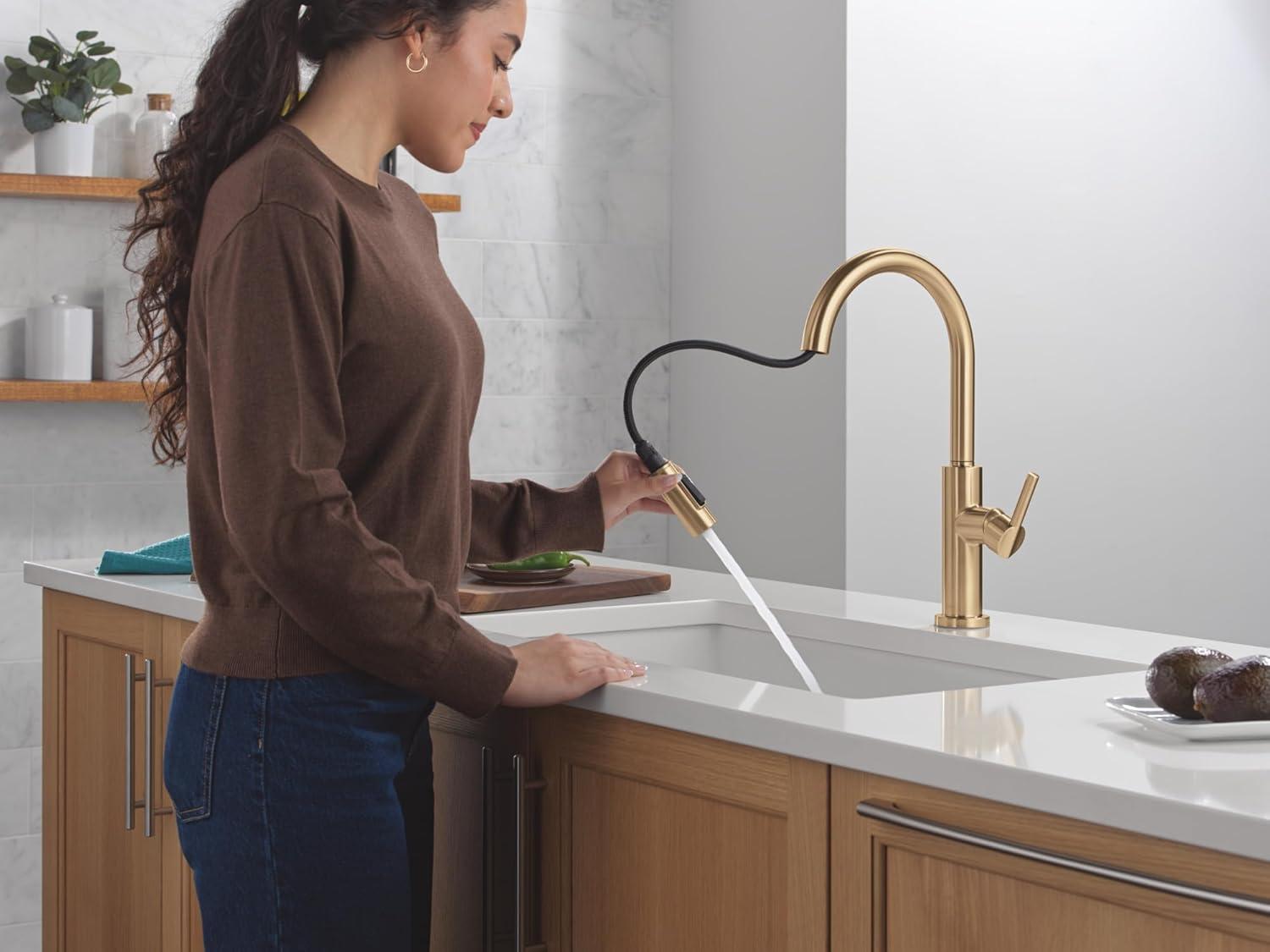 Single Handle Pull-Down Kitchen Faucet