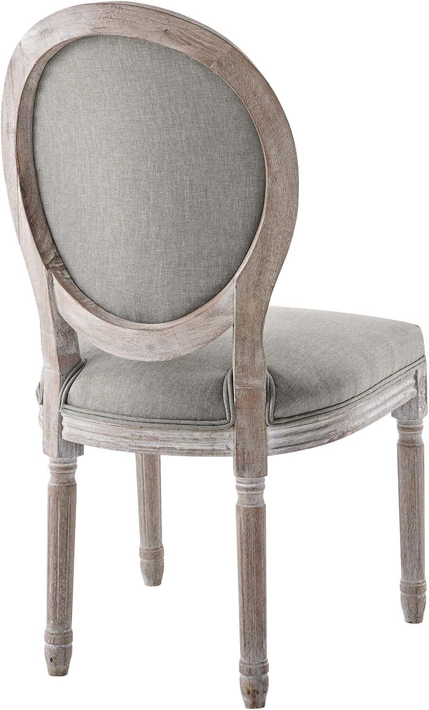 Modway Emanate Vintage French Upholstered Fabric Dining Side Chair