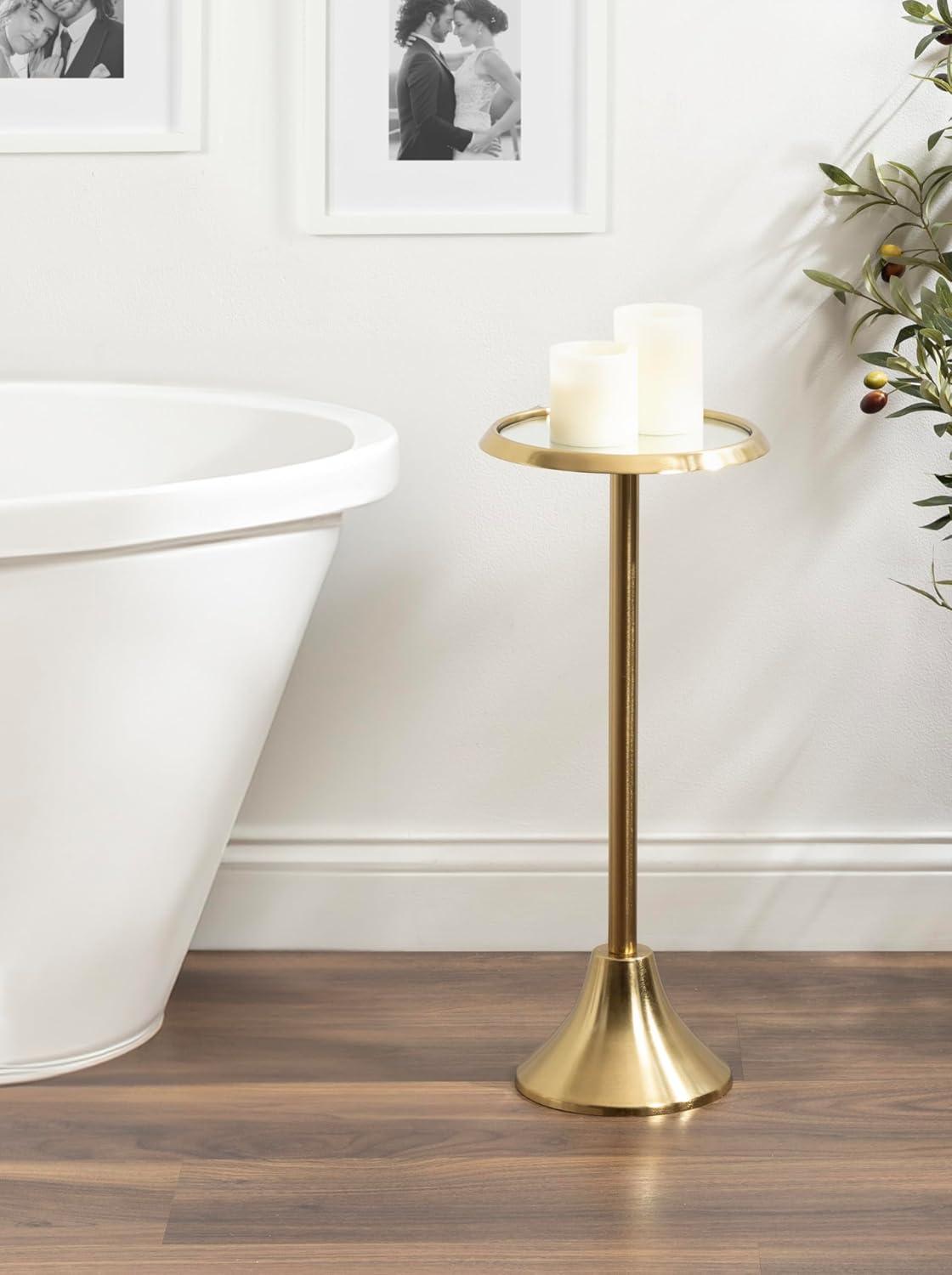 Kate and Laurel Sanzo Metal Drink Table