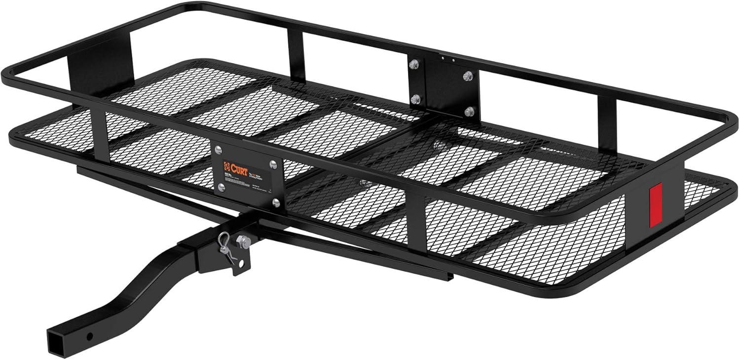 Black Steel Mesh Folding Cargo Carrier for Vans