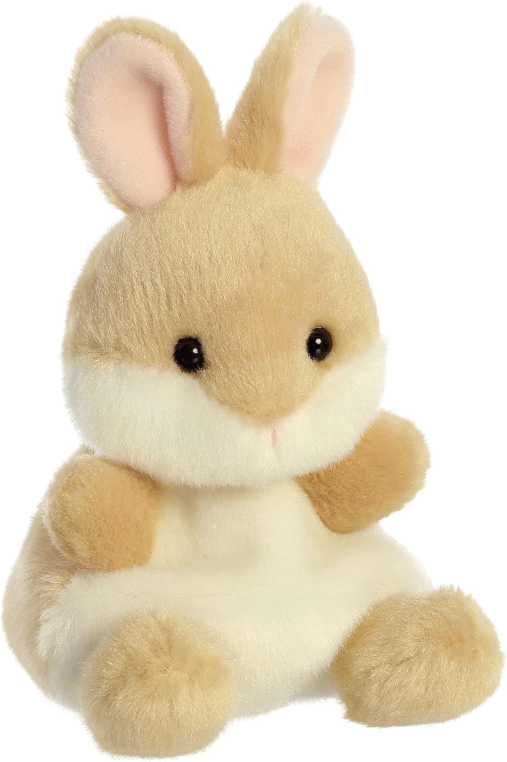 Aurora Mini Ella Bunny Palm Pals Adorable Stuffed Animal Brown 5"