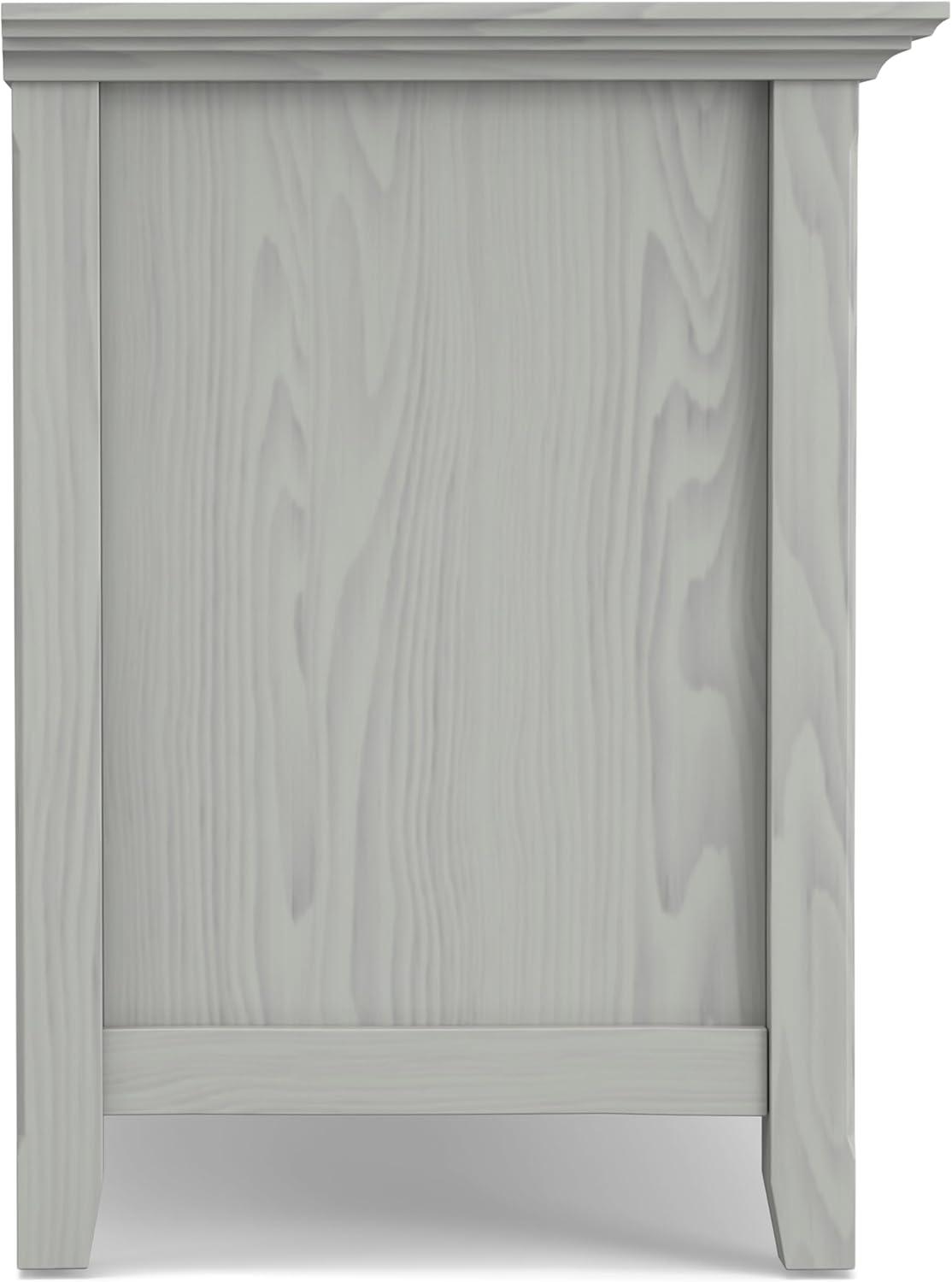 Simpli Home Amherst 54"W Solid Wood TV Stand for TVs up to 60" with Adjustable Shelves