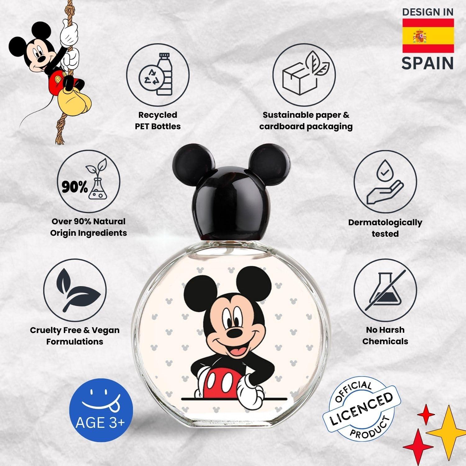 Disney Mickey Eau De Toilette Spray for Men 3.4 oz