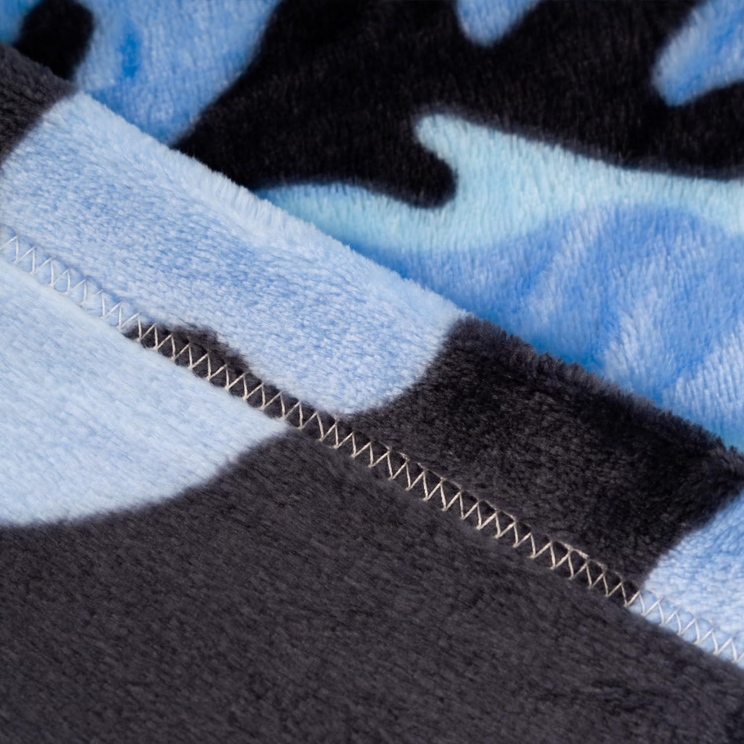 HommomH 60" x 80" Army Blanket Throw Soldier Comfort Warmth Soft Cozy Air Conditioning Easy Care Machine Wash Camouflage