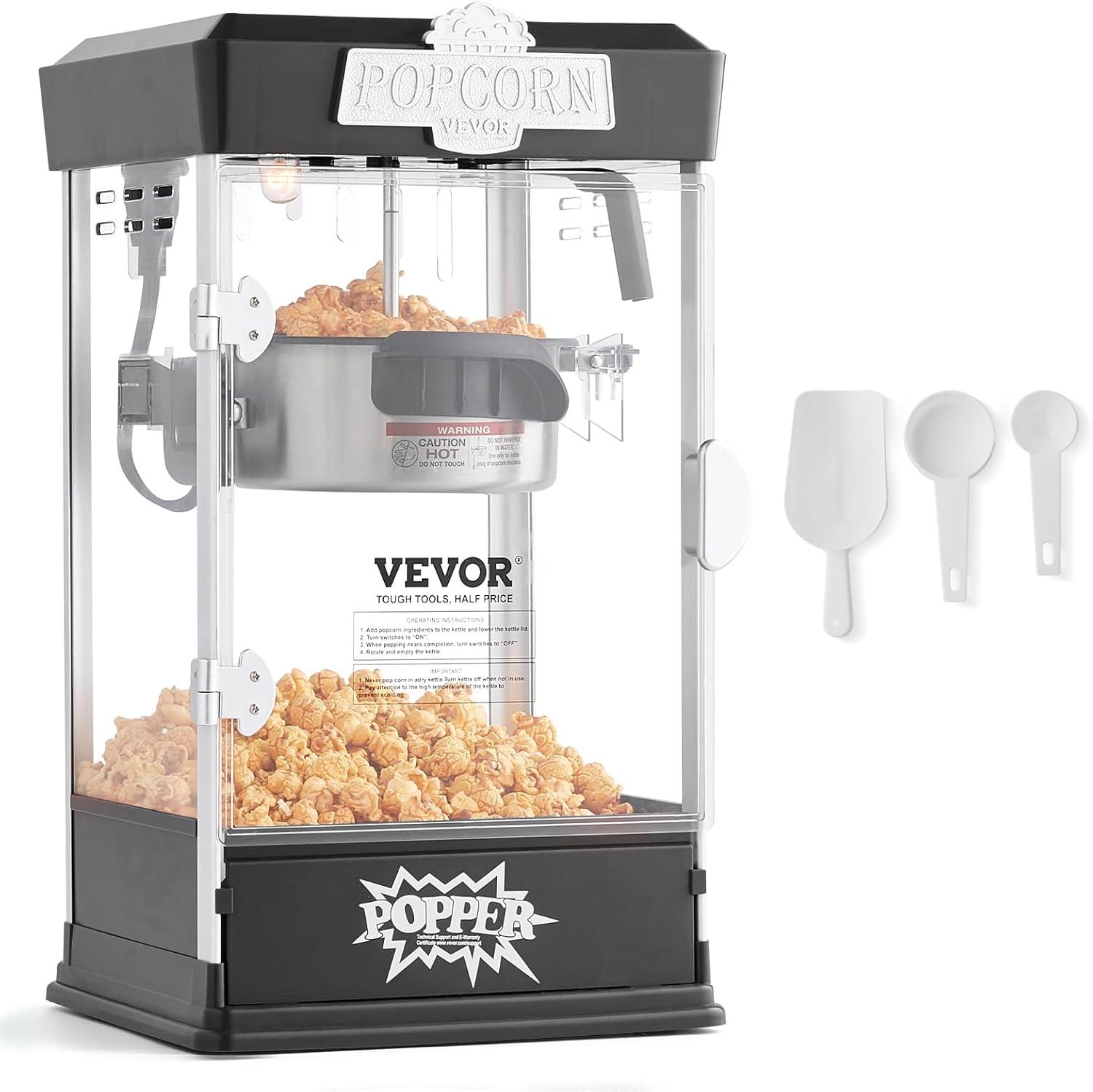 Stellweilan Tessberg Popcorn Popper Machine Tabletop Popcorn Maker 480W 4 Oz | Wayfair
