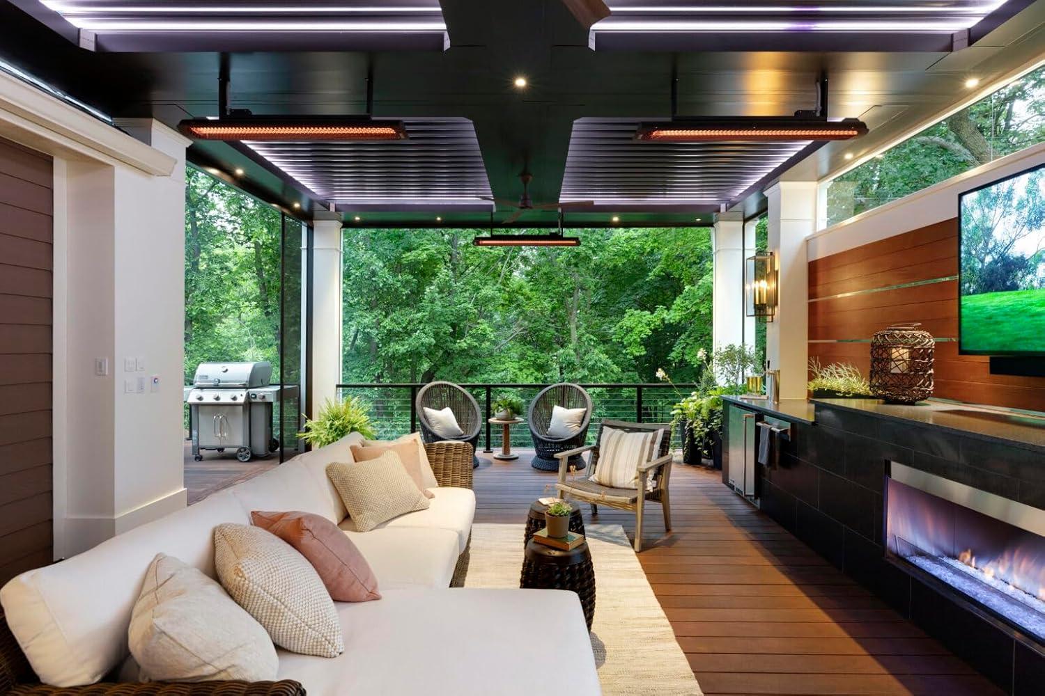 Bromic Heating Smart Heat Tungsten Electric 6000W Radiant Infrared Electric Patio Heater Model BH0420033