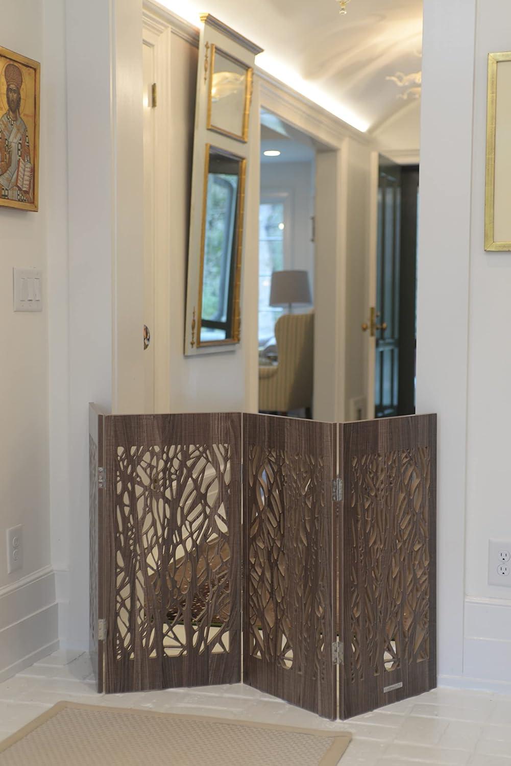 Delgado Wood Free Standing Pet Gate