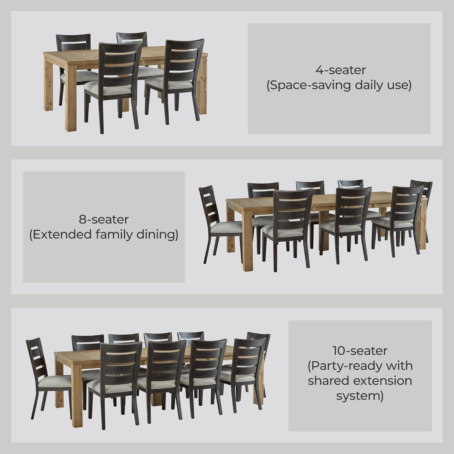 Loon Peak® Biseye Solid Wood Base Dining Table