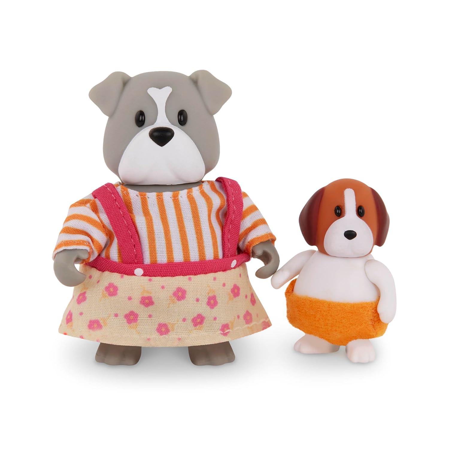 Li'l Woodzeez – Honeysuckle Hollow General Store Dollhouse Playset with 72 Pieces, 2 Figures & Storybook – Miniature Furniture & Accessories for Imaginative Play – Stackable & Collectible 3+ Years