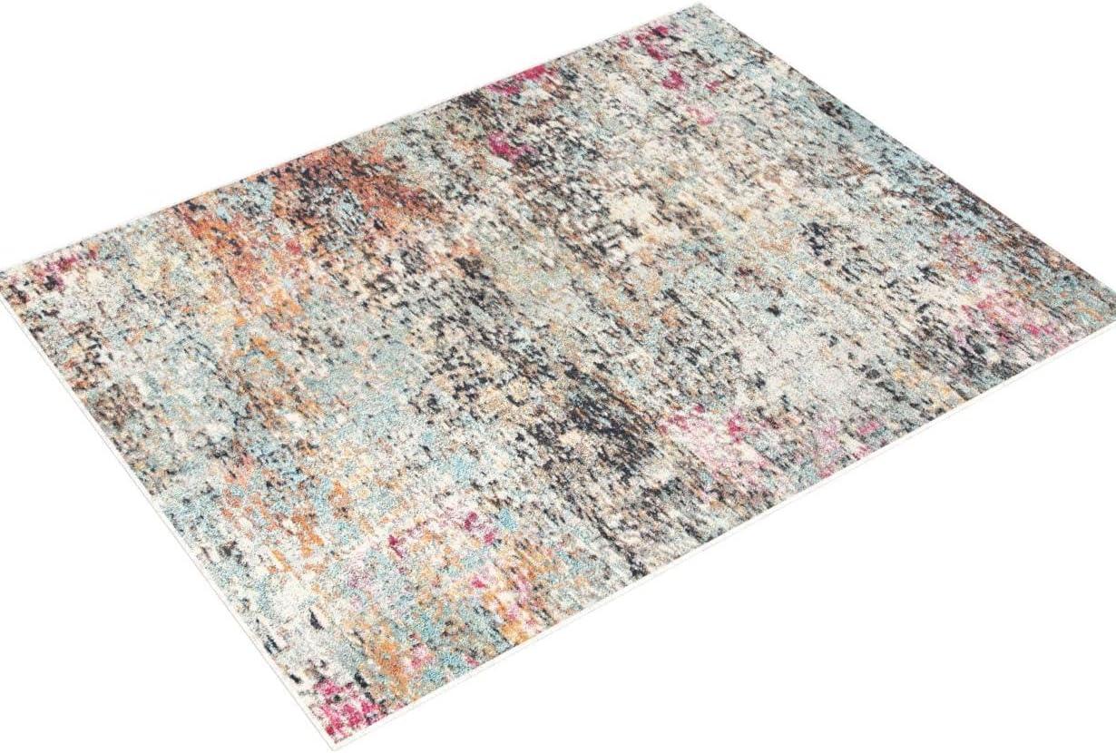 Madison MAD460 Power Loomed Indoor Area Rug - Black/Gold - 6'x9' - Safavieh
