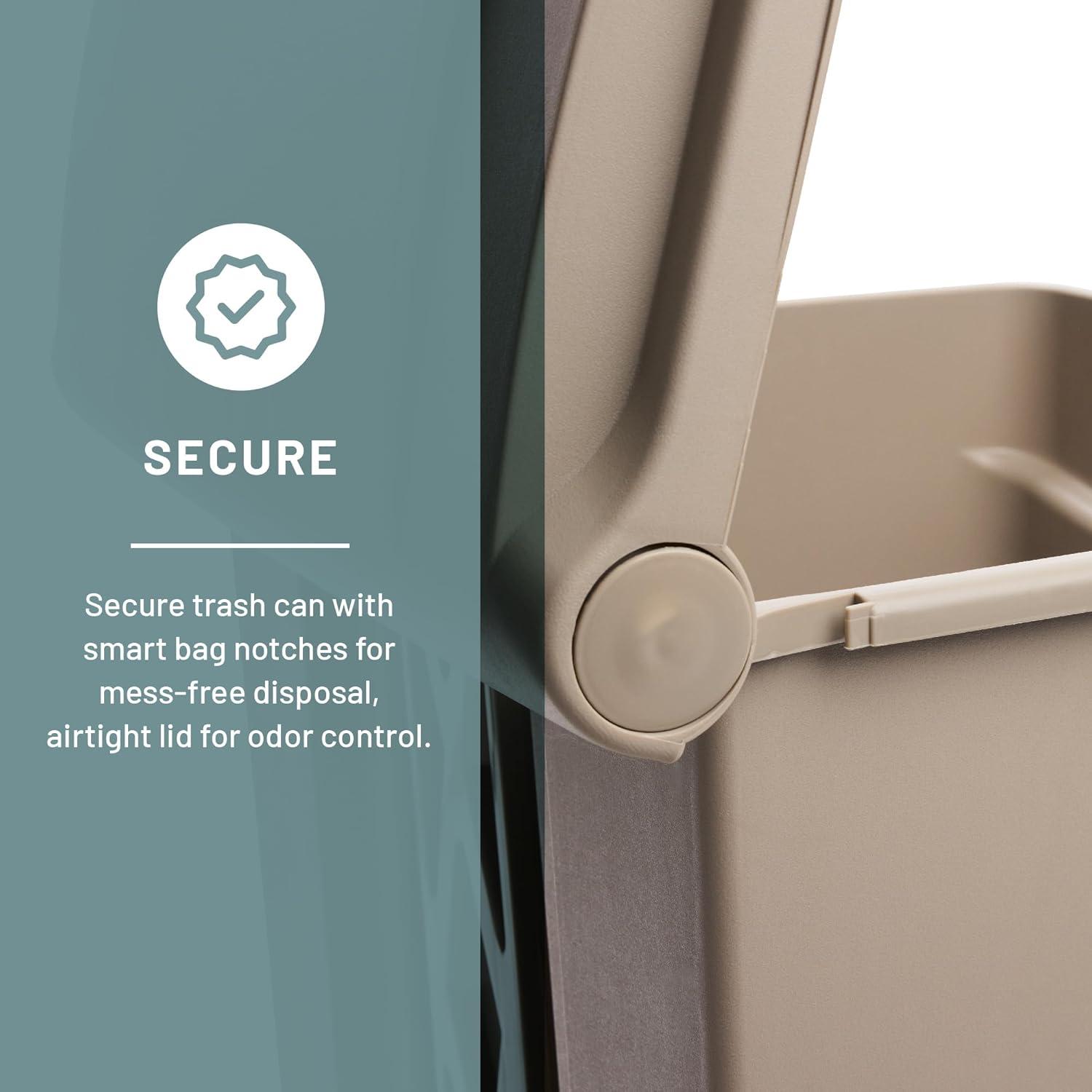 Safco Step-On Waste Receptacle 9925TN