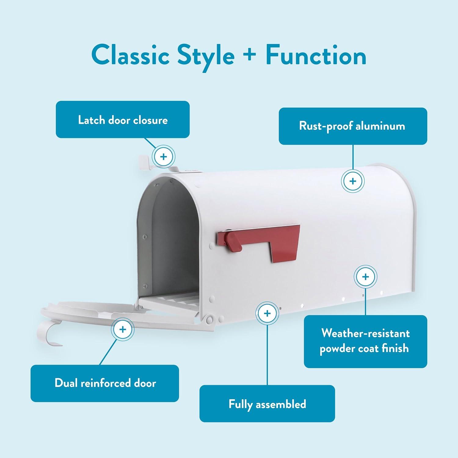 Architectural Mailboxes Admiral Metal Standard Mailbox