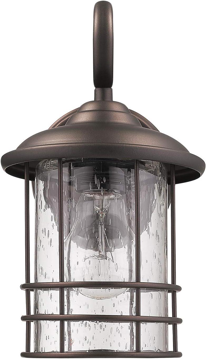 Flora 1 Light Transitional Outdoor Wall Lantern Set of 2 Oil Rubbed Bronze Bronze Oil Rubbed