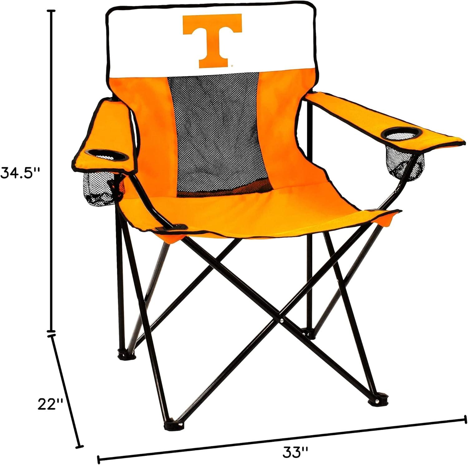 Crimson Tide Red and Gray Collapsible Camping Chair