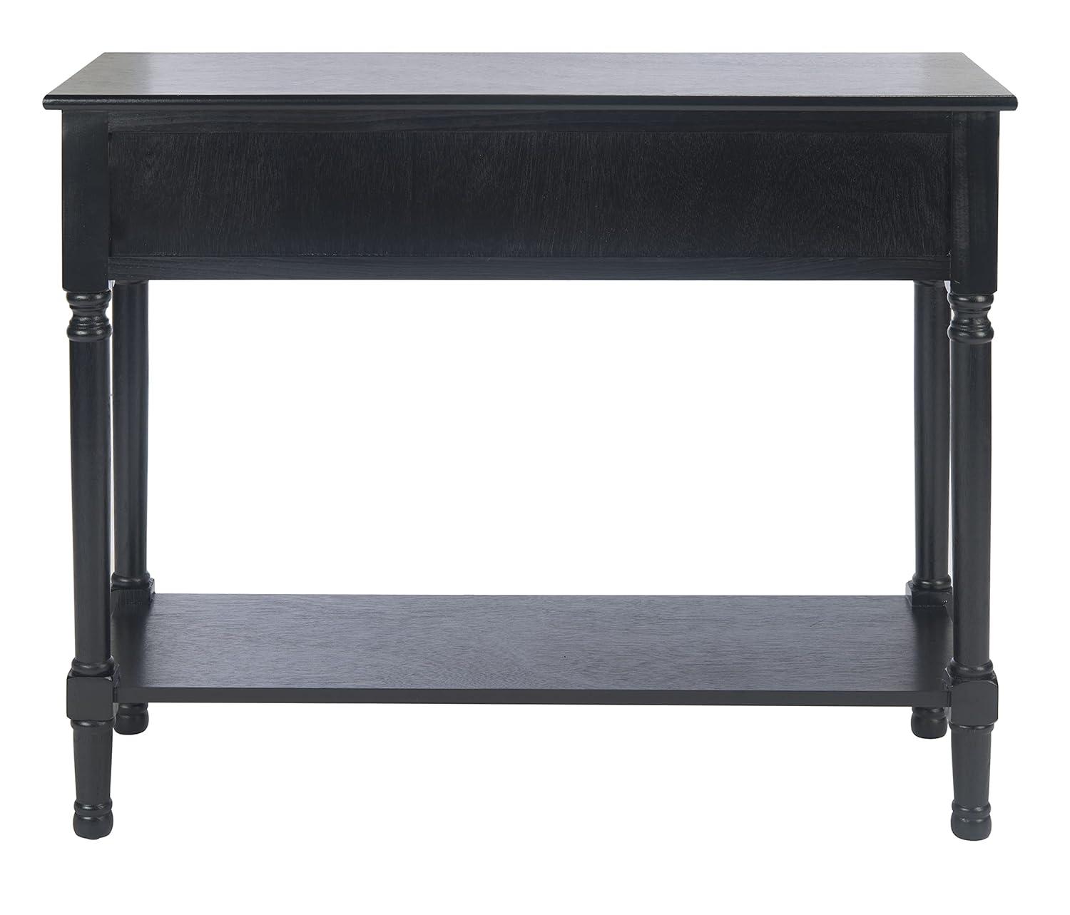 Allura 2 Drawer Console Table - Black - Safavieh