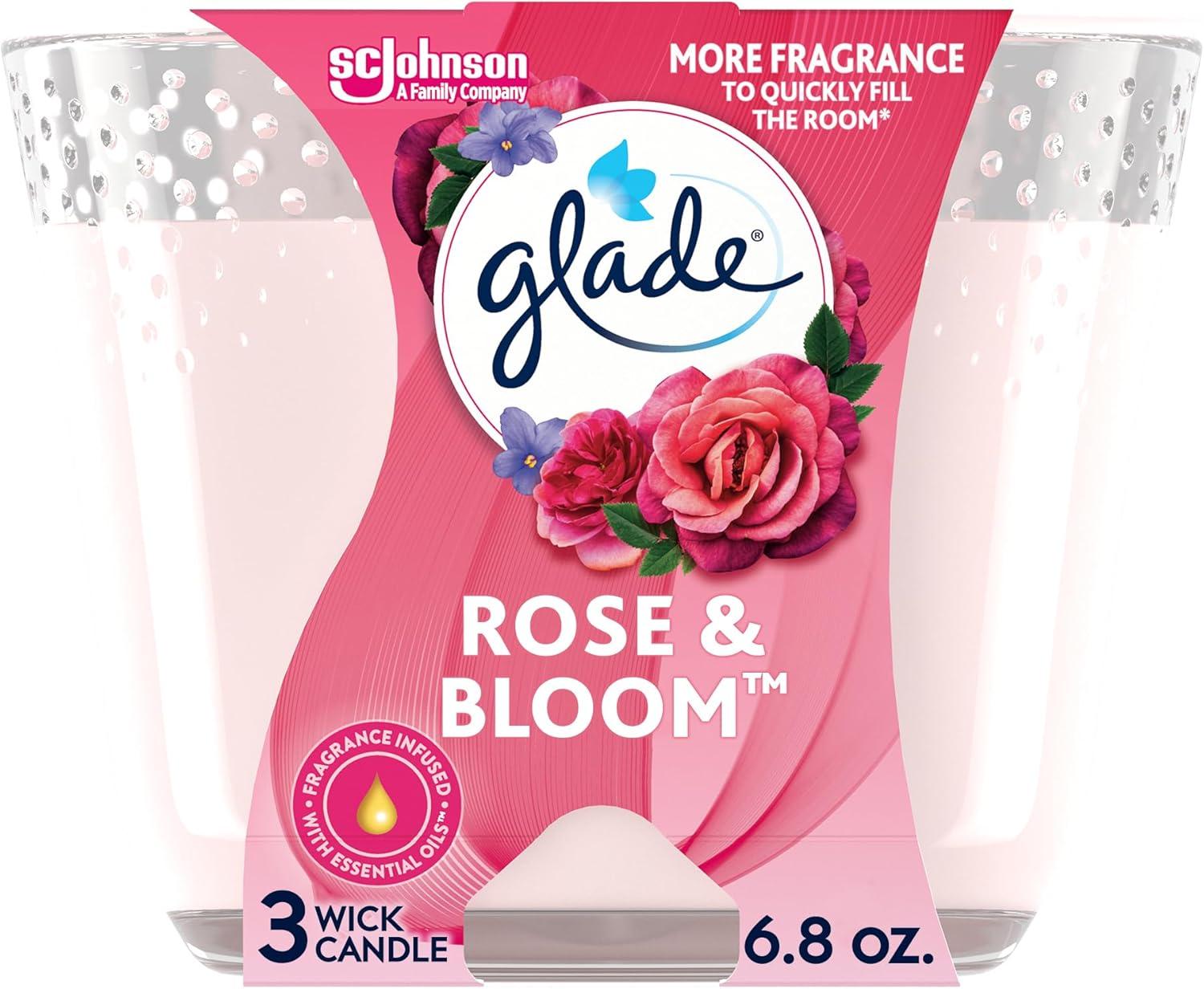 Glade 3 Wick Candle - Coastal Sunshine Citrus - 6.8oz