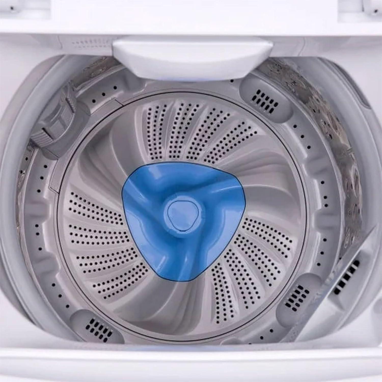 Magic Chef Portable Compact Top Load Washer with 6 Fully Automatic Wash Cycles and Water Pump Filtration for Laundry Use, Silver