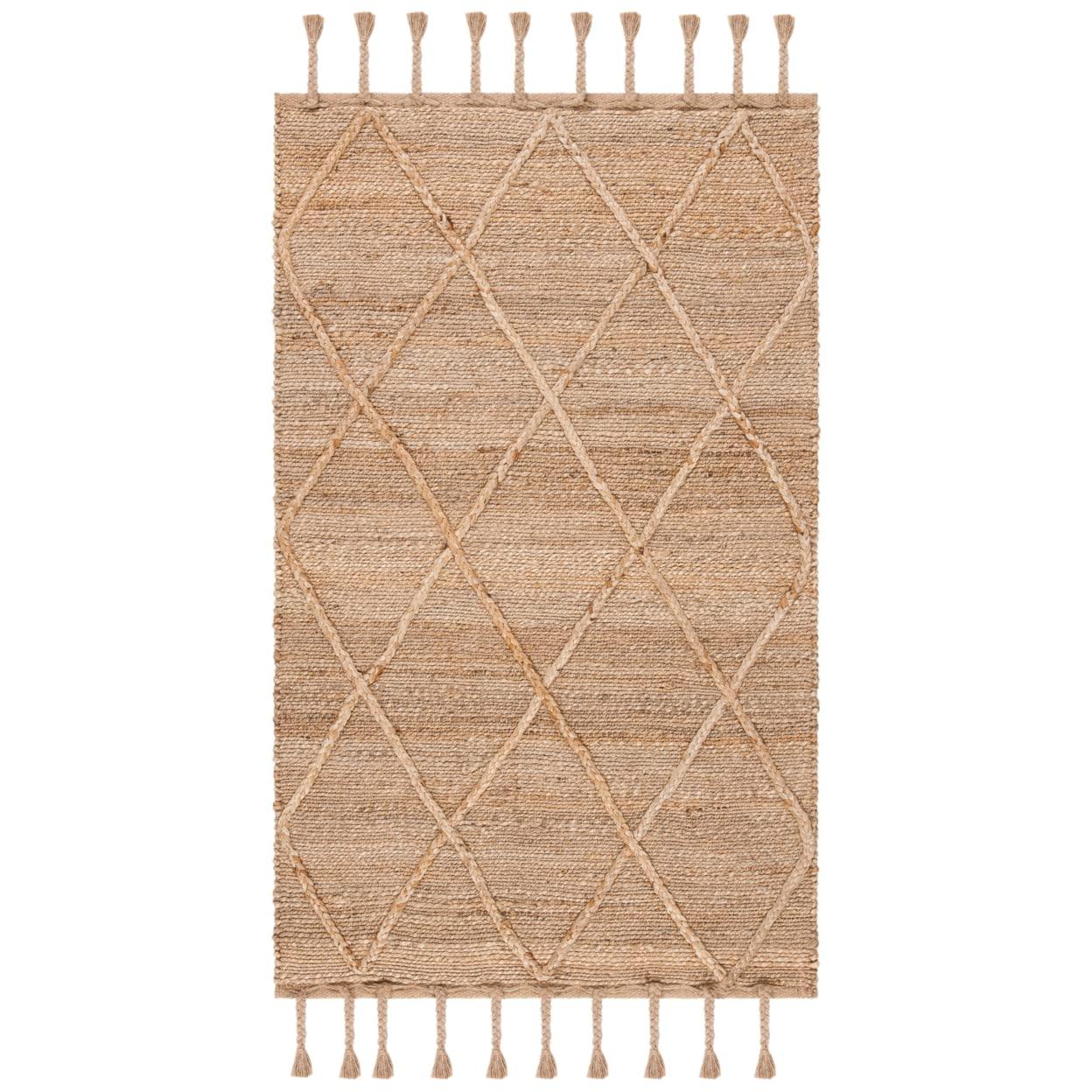 SAFAVIEH Natural Fiber Nancy Solid Area Rug, Natural, 2'3" x 4'
