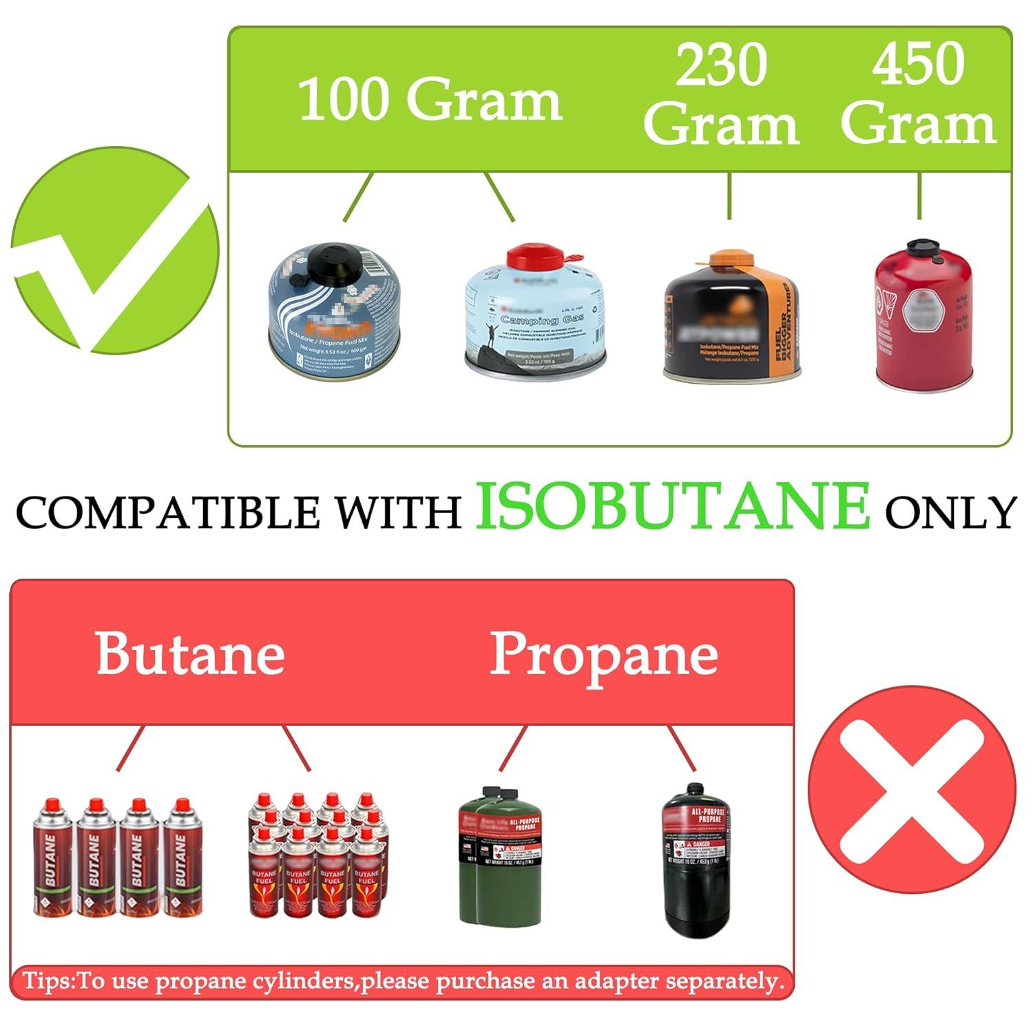 Naturehike 2-in-1 Gas Camping Stove, Frying Pan, Stove with Adjustable Burners, 88.18 oz, Carrying Handle, Portable, Iron SkilletPerfect for Camping & Hiking, Emergency Cooking Stove, Christmas party