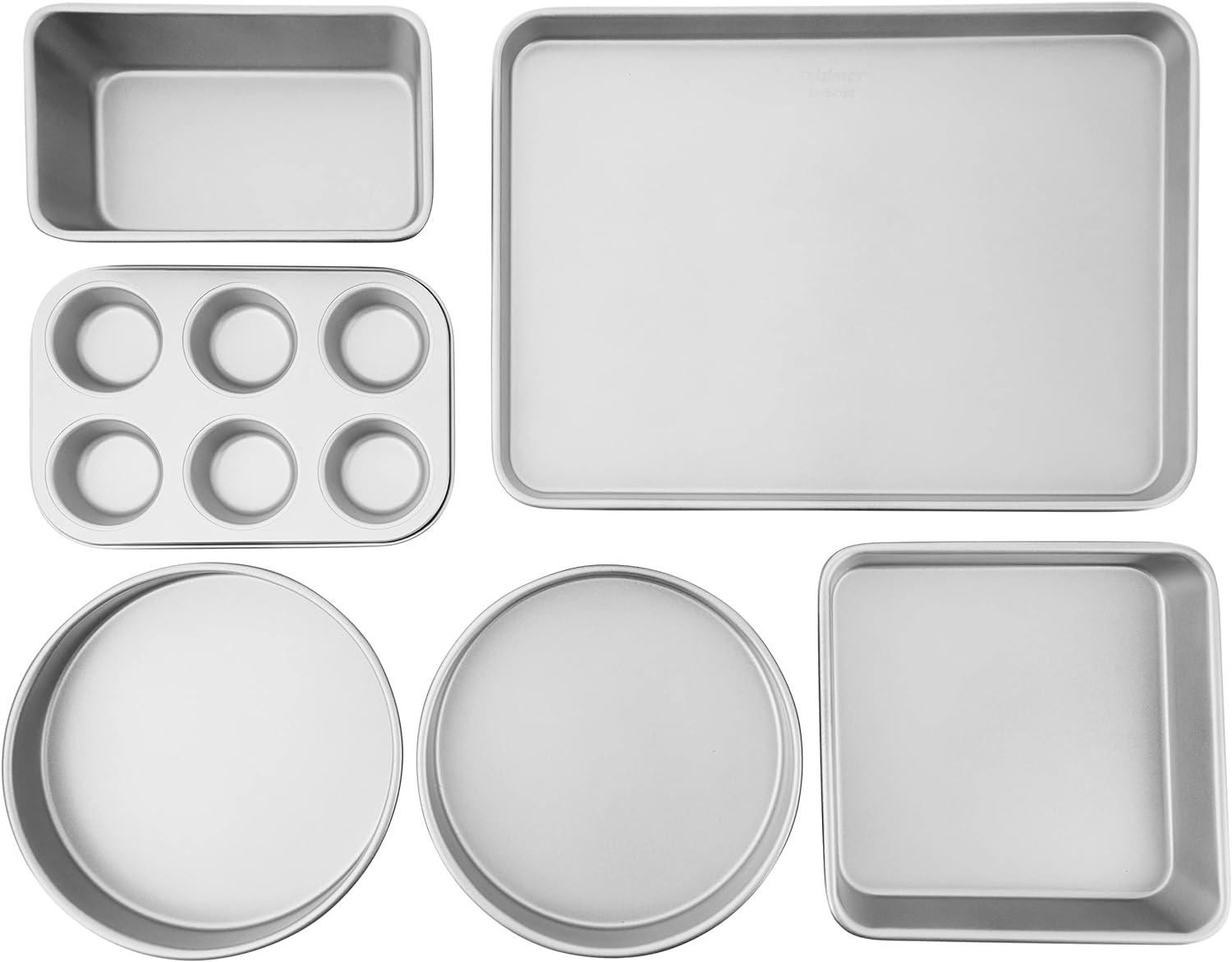 Cuisinart 6-Piece Silver Non-Stick Bakeware Set