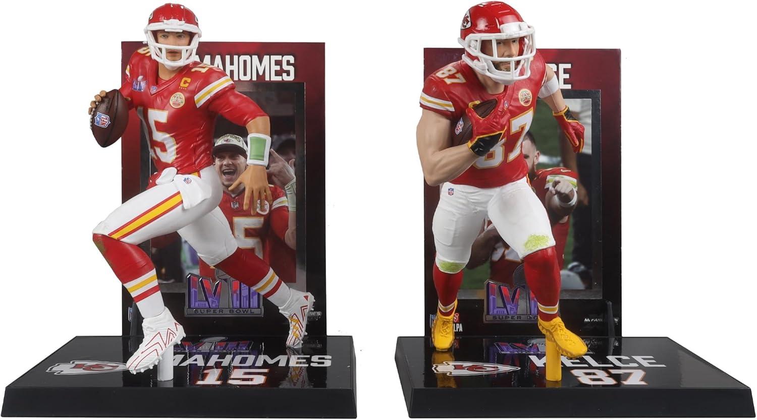 Mcfarlane Toys NFL McFarlane Figure Set |Travis Kelce & Patrick Mahomes