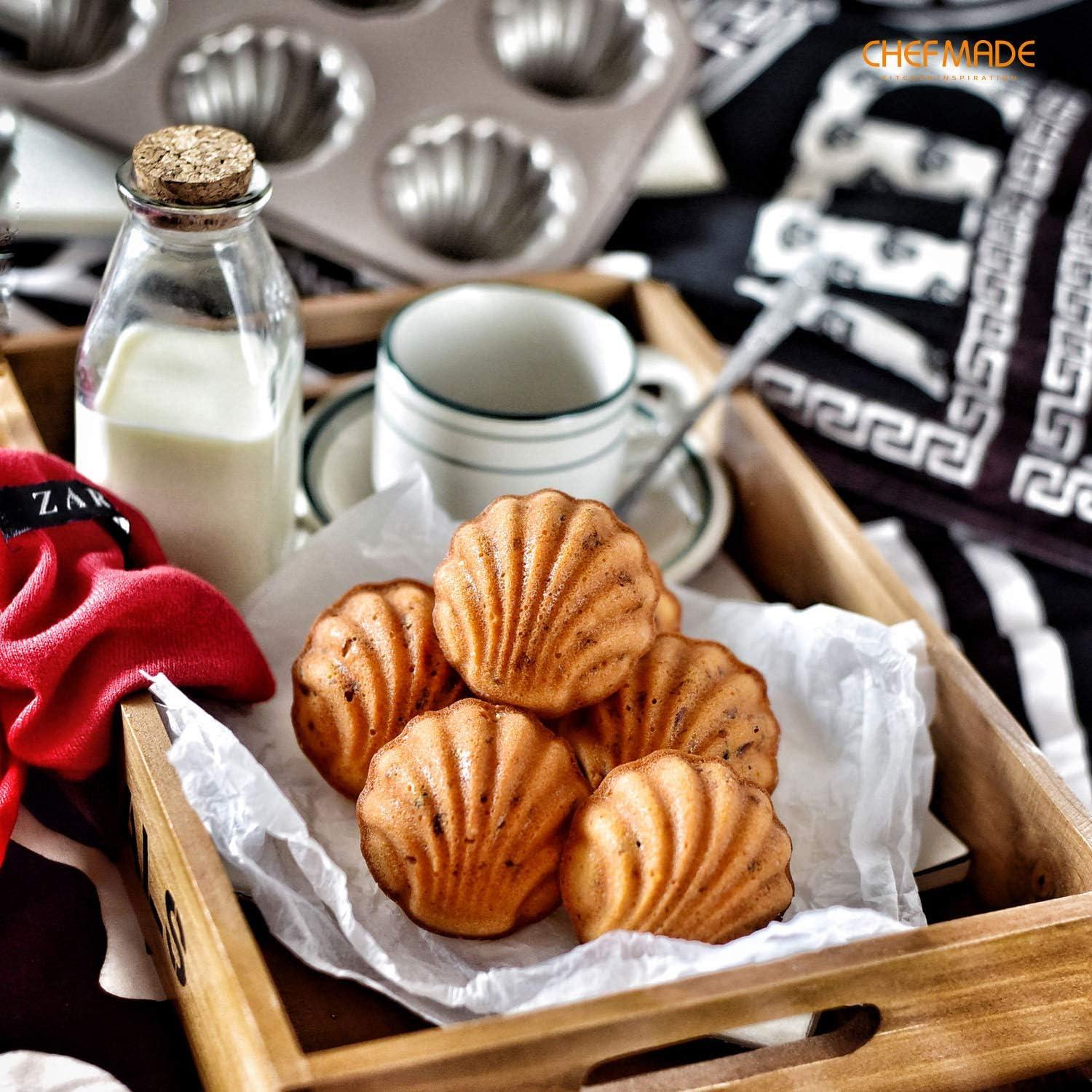 CHEFMADE CHEFMADE 6 Cavity Madeleine Mold Cake Pan