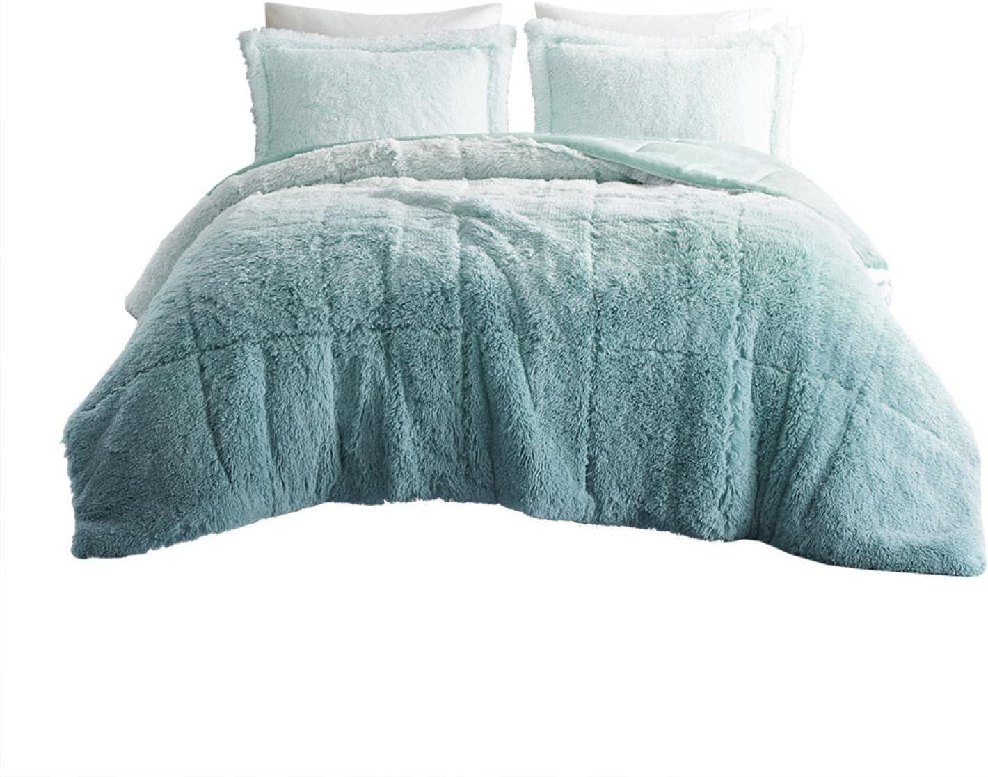 Malea Shaggy Faux Fur Comforter Mini Set