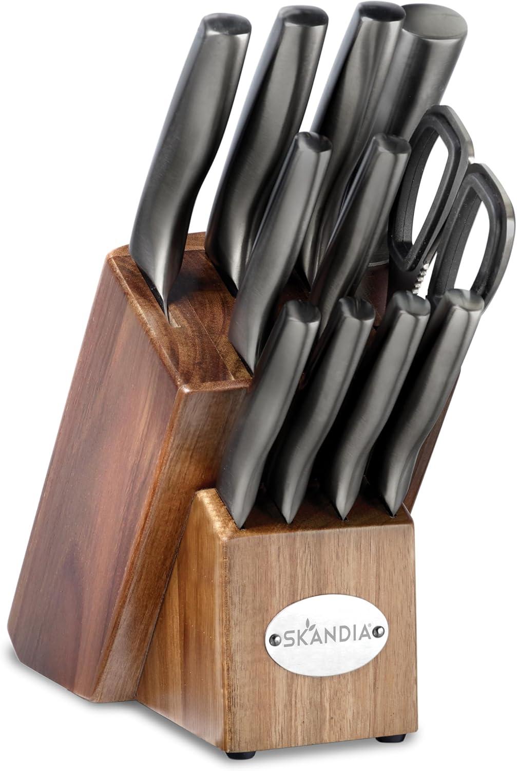 Skandia Hampton Forge Skandia Ashton - 12 Piece Knife Block Set