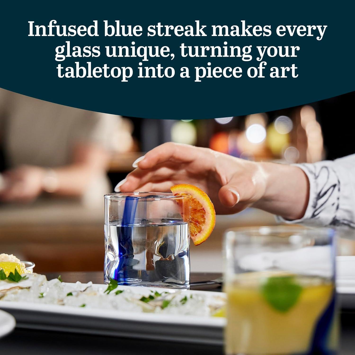 Blue Ribbon Libbey Impressions Rocks Glasses (Set of 8)