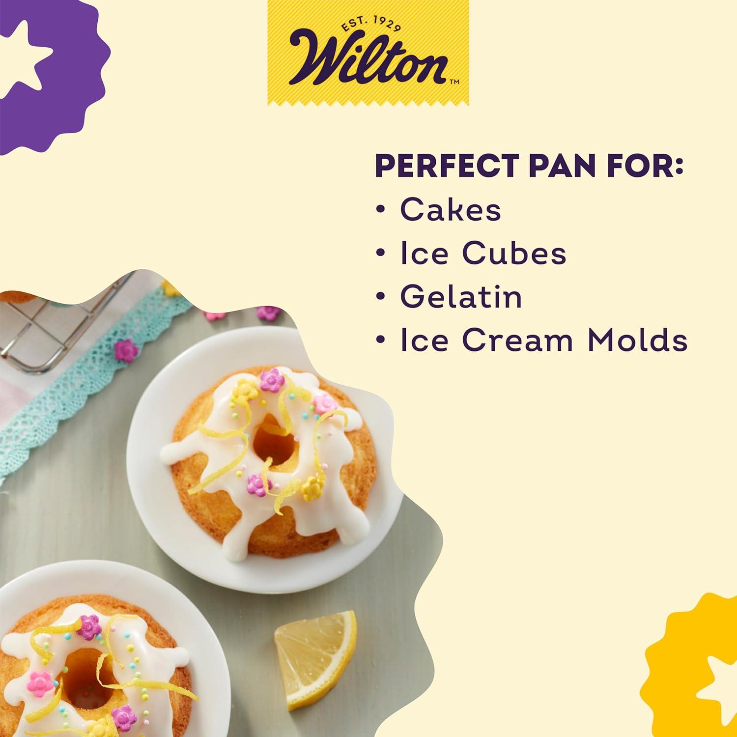 Wilton Non-Stick 12-Cavity Mini Fluted Tube Cake Pan