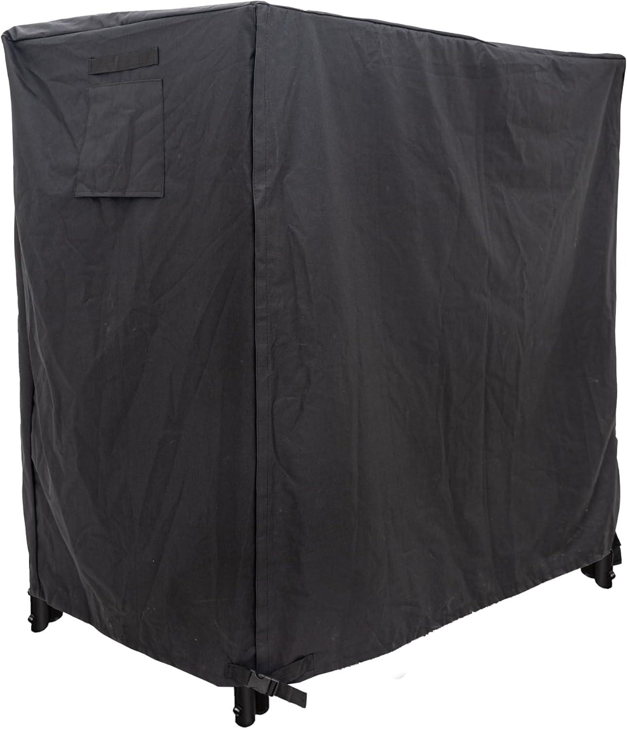 Himal 8ft Waterproof Firewood Cover, Heavy Duty 600D Oxford Outdoor Storage Wood Rack Cover with Buckle (Log Rack not Included)