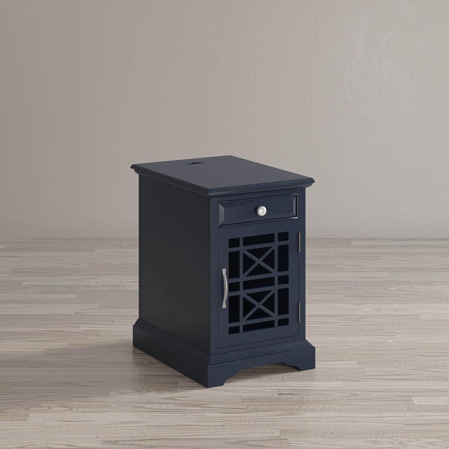 Jofran Craftsman USB Charging Chairside End Table