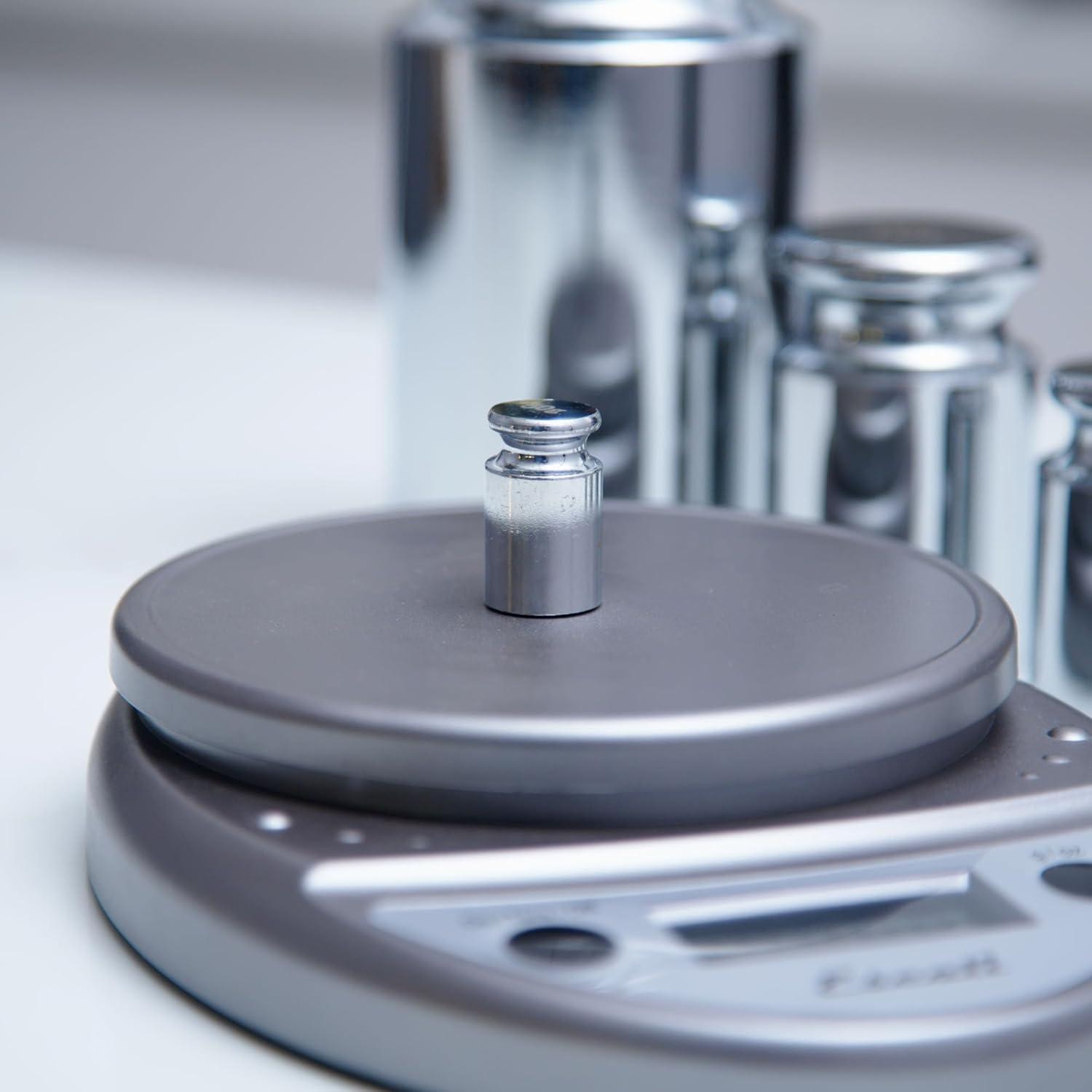 Escali 50g Calibration Weight – Precision Stainless Steel Calibration Weights for Digital Scale, Lab Balances, and Jewelry Scales