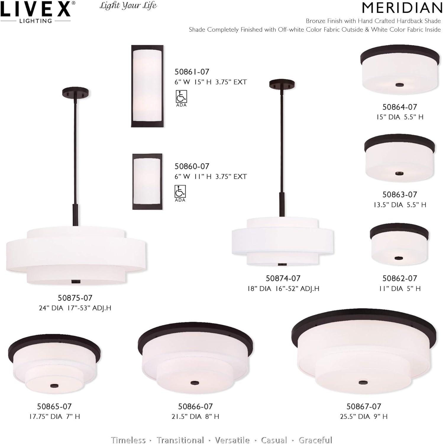 Sheffield Contemporary 5-Light LED Drum Pendant in Brushed Nickel