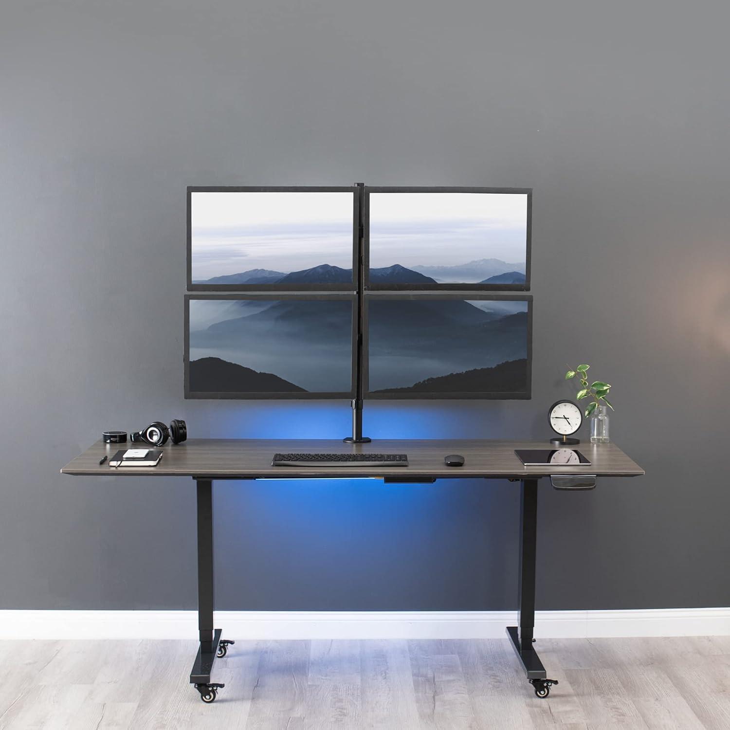 Vivo Quad Monitor Desk Mount