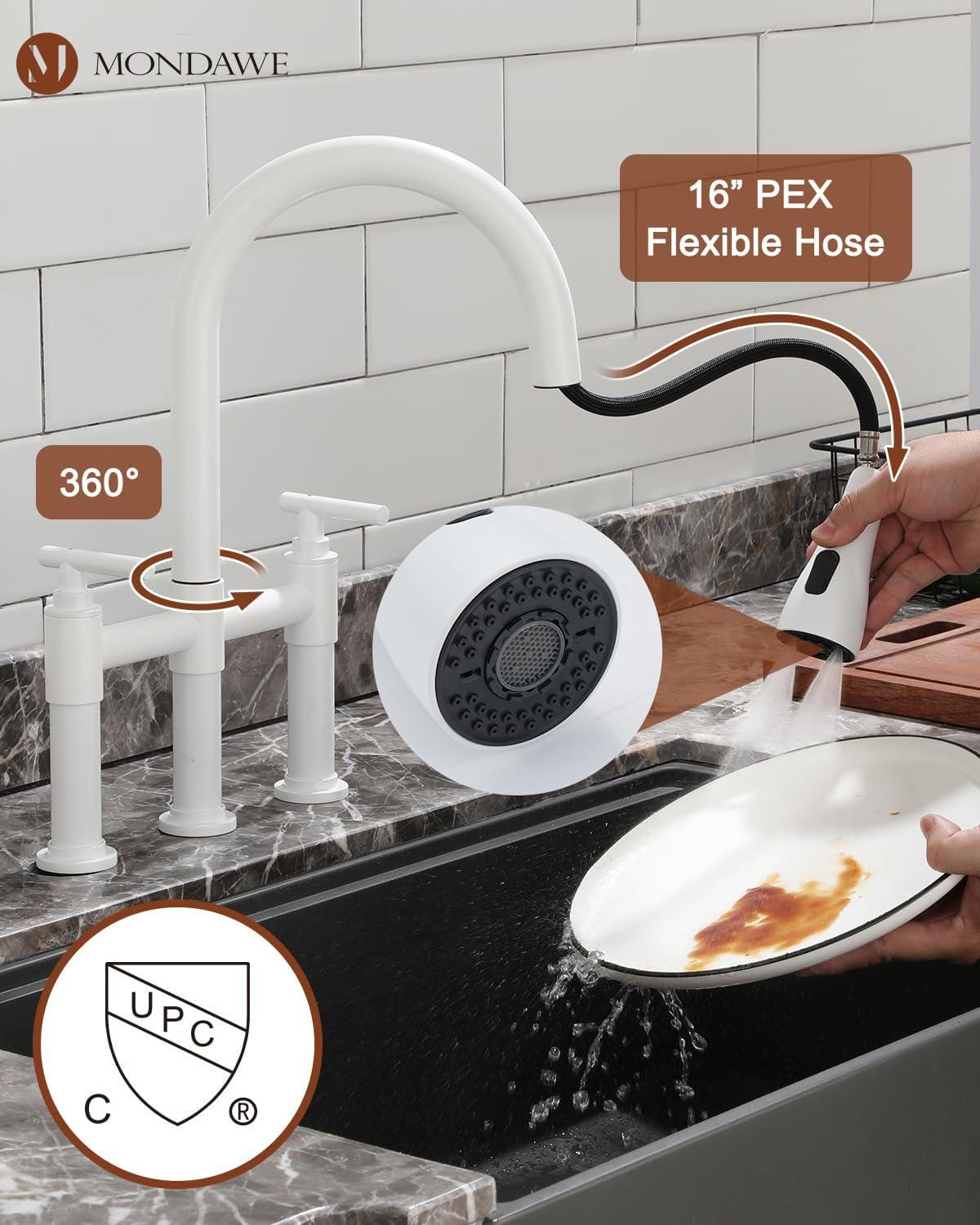 Mondawe Pull Down Kitchen Faucet