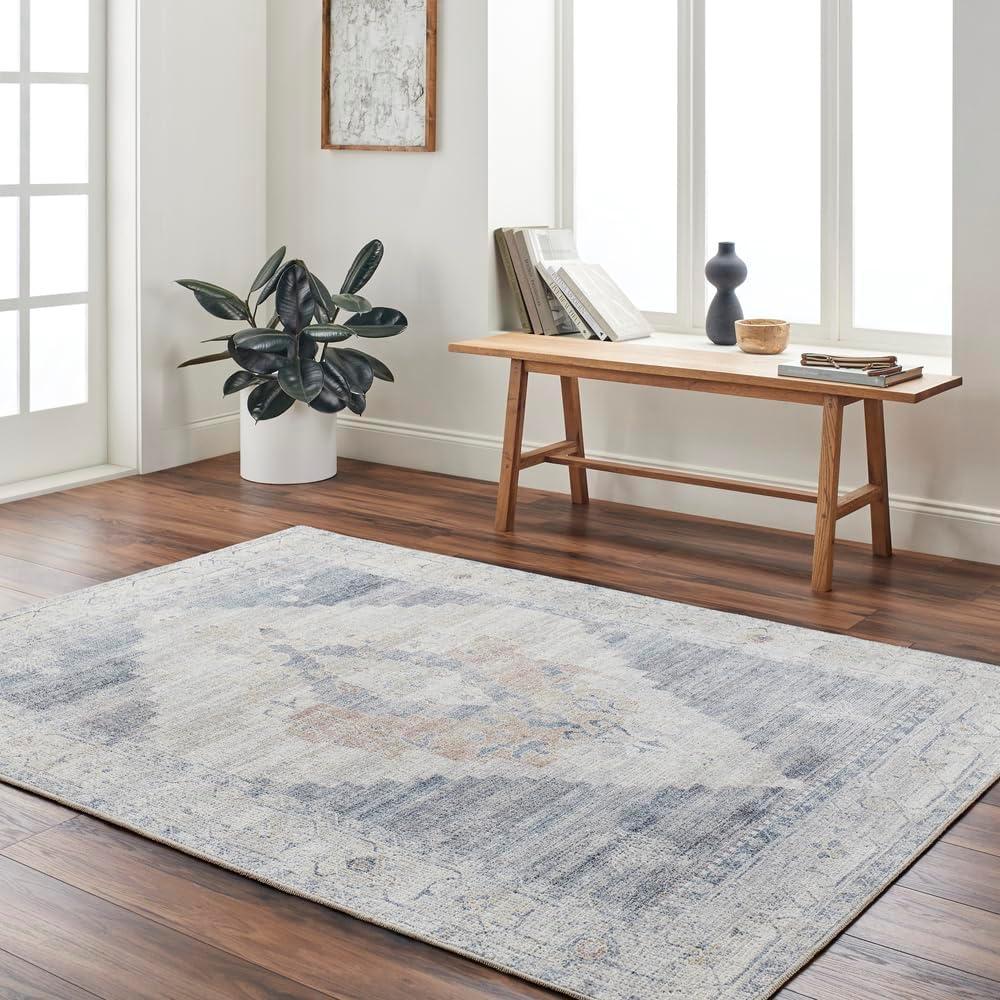 Becki Owens x Livabliss Luca Oriental Blue/Ivory Area Rug