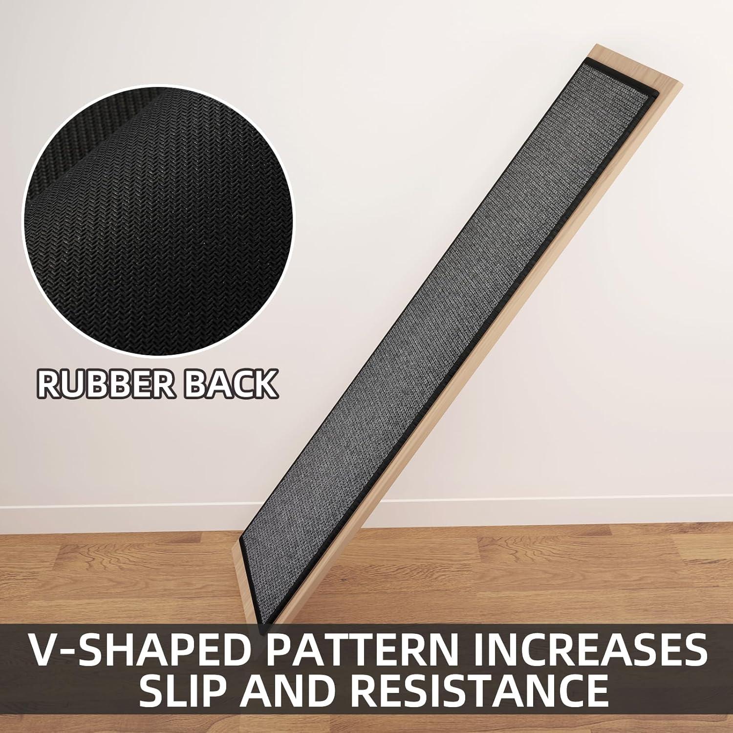 Kitchen Mat Set of 2 PCS, Cushioned Non Slip Rugs for Kitchen Floor, Absorbent Runner Comfort Standing Mats Washable for Kitchen, Office, Home (Brown, 17.3"x47"+17.3"x30")