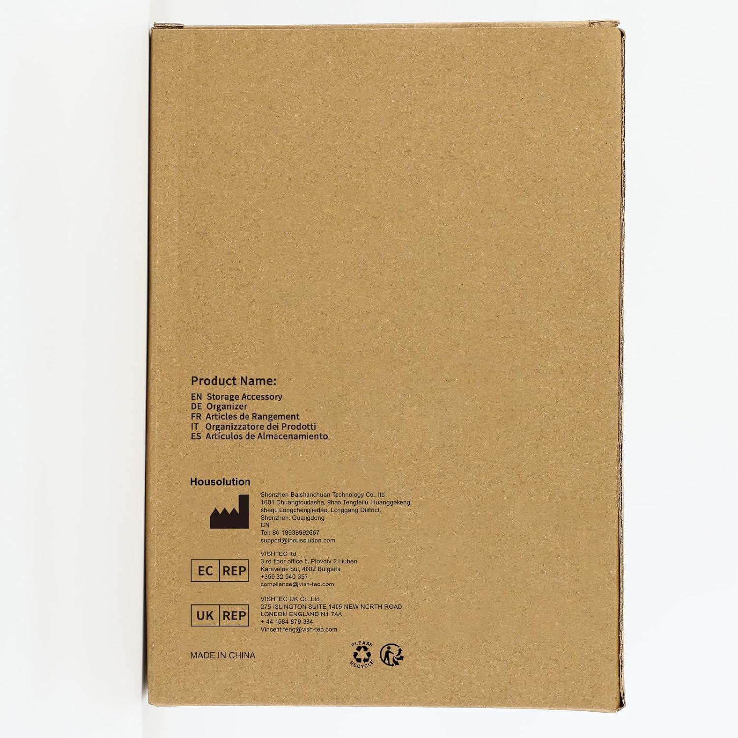 Pot and Pan Organizer Rack for Cabinet, Expandable Pot Lid Organizer Holder with 14 Adjustable Dividers, Fully Expanded Size 22.83" W x 7.09" D x 7.09" H, Black