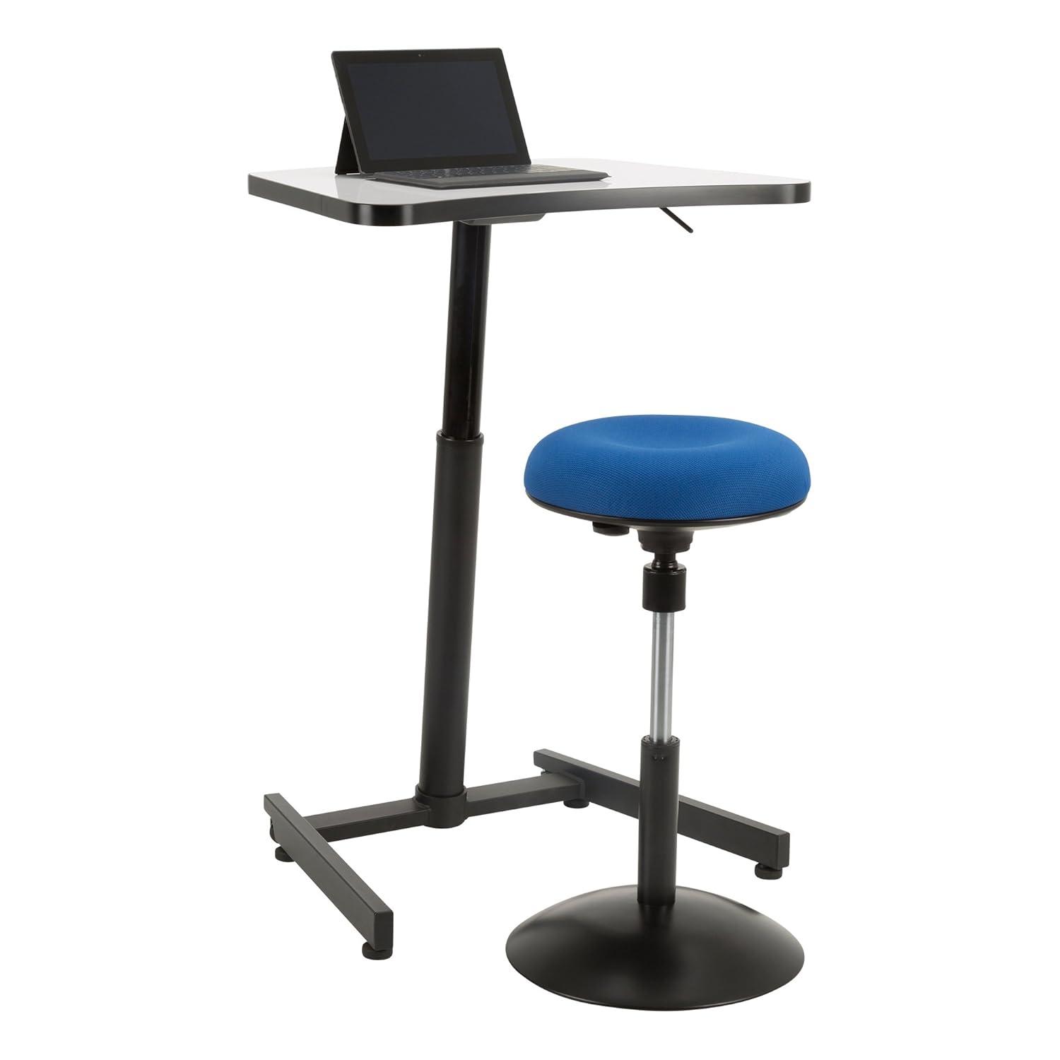Norwood Commercial Furniture Sit-to-Stand Active Stool w/ Pivot Round Seat, Blue, NOR-NIL1716F-BL-SO