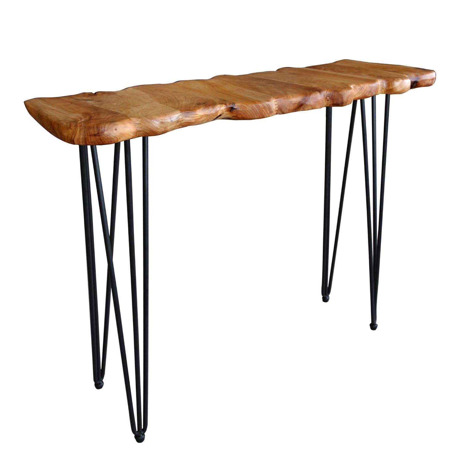 Home Soft Things Hairpin Metal Table Legs 30 Inch Legs for Furniture Coffee Bench Dining End Industrial Table Desk Set of 4 with Screws Adjustable Cushion Black Floor Protectors, 30"