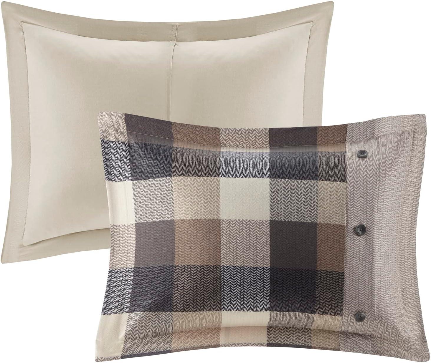 Ridge 7 Piece Herringbone Comforter Set