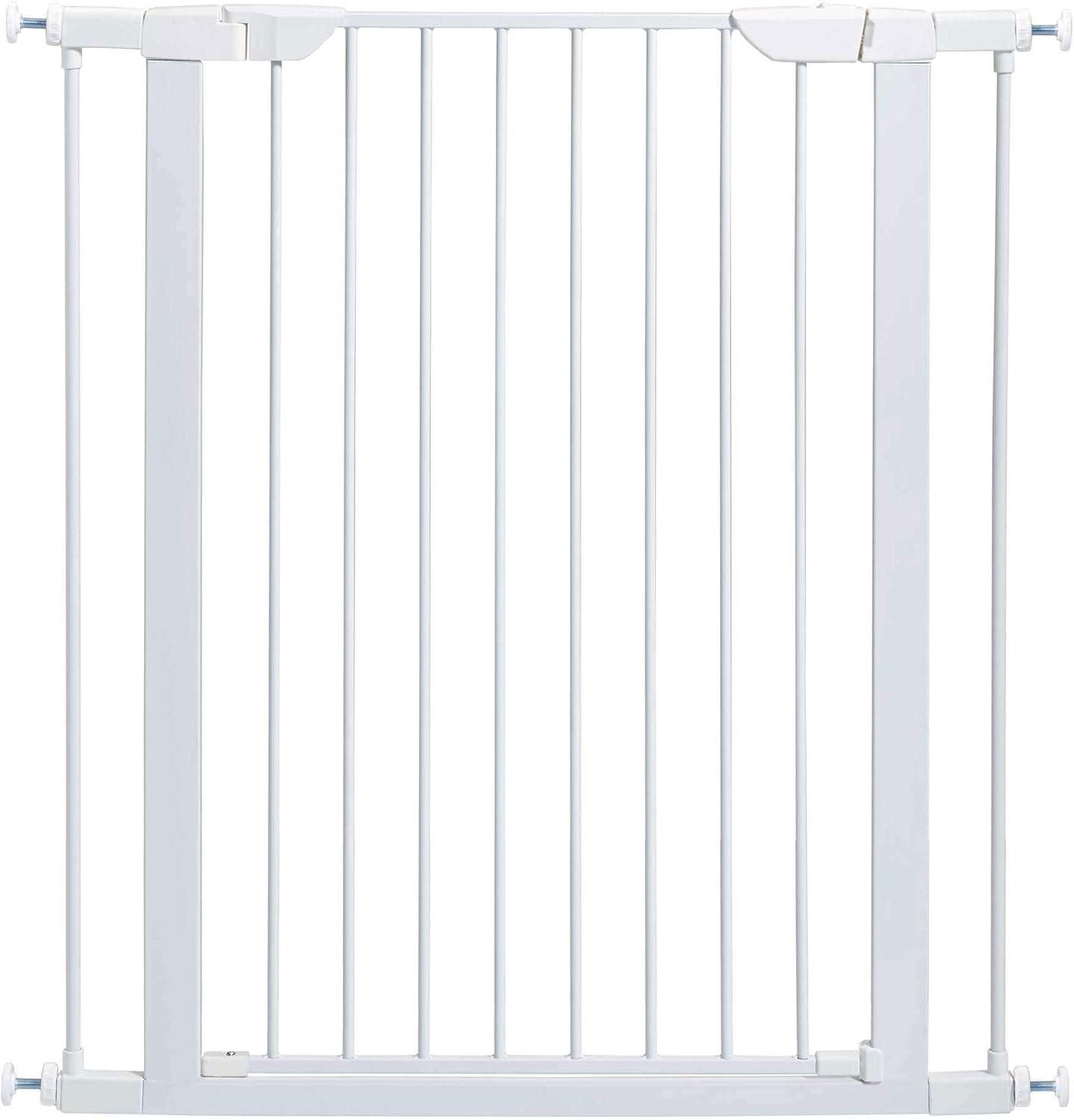 MidWest 39" White Steel Pressure Mounted Pet Gate