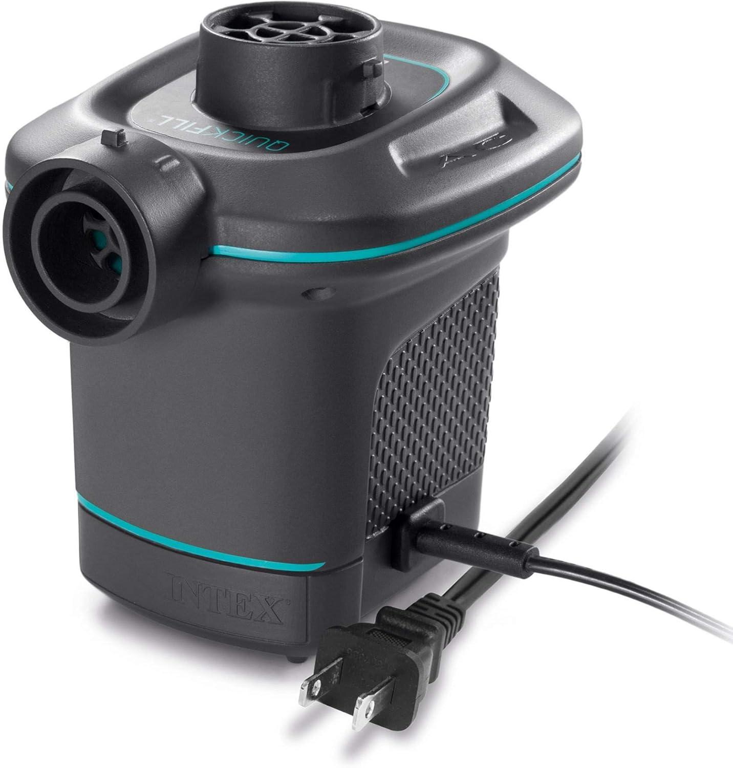 Intex Inflatable Corner Living Room Air Mattress Sectional Sofa Couch, Beige