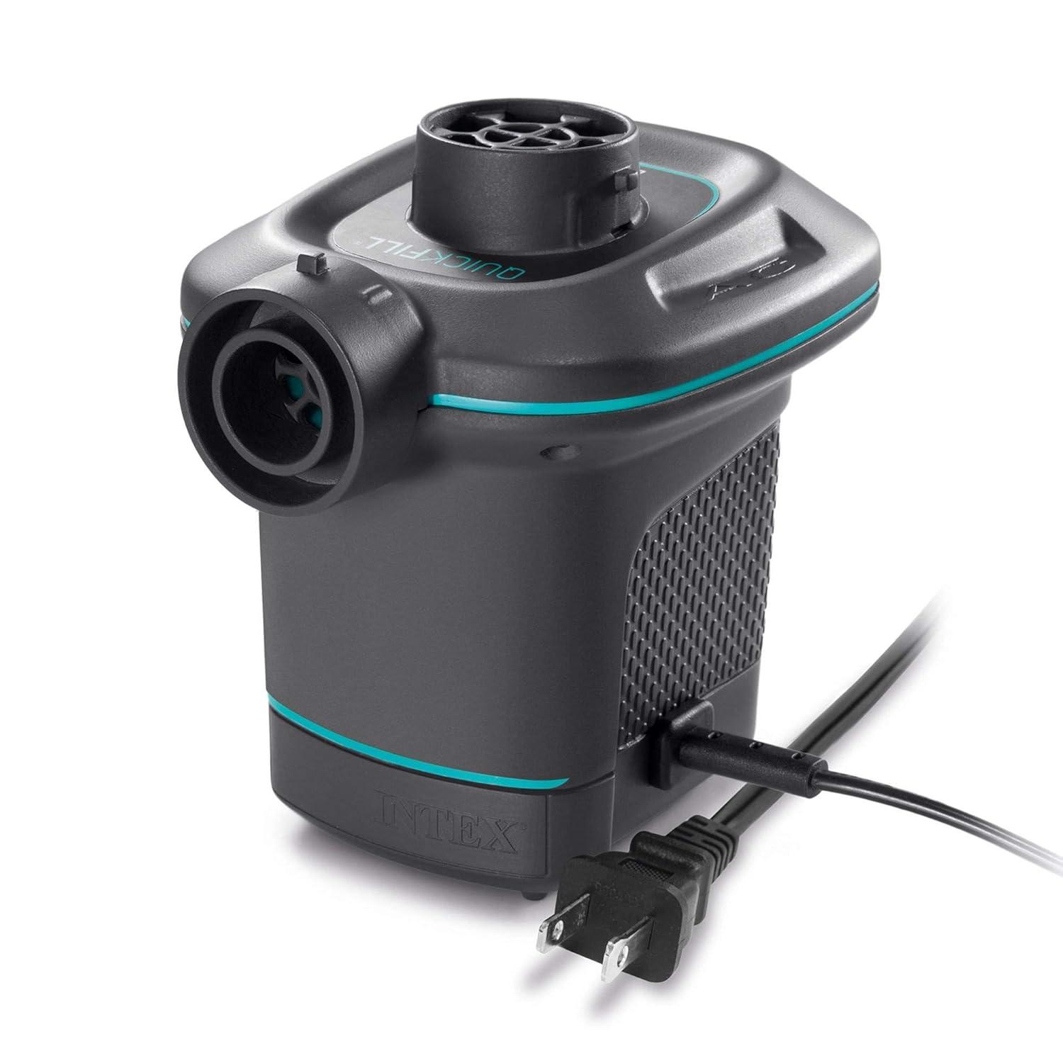 Intex Inflatable Corner Living Room Air Mattress Sectional Sofa Couch, Beige