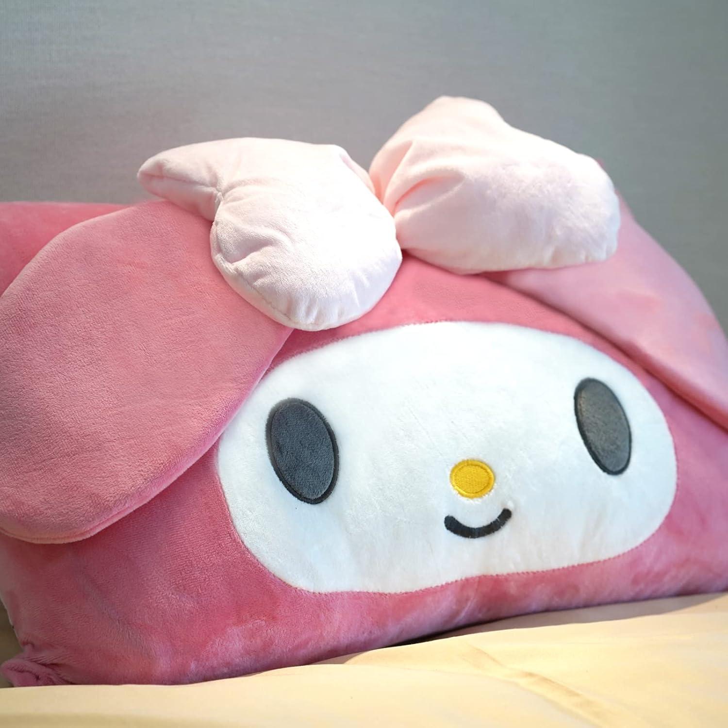 Teyeuf Kawaii Pillowcase,Cotton Pillowcases,Cute Pillow,Cute Girl Plush Pillow Slips,for Dormitory Decorative Bedroom Livingroom, 62×42CM
