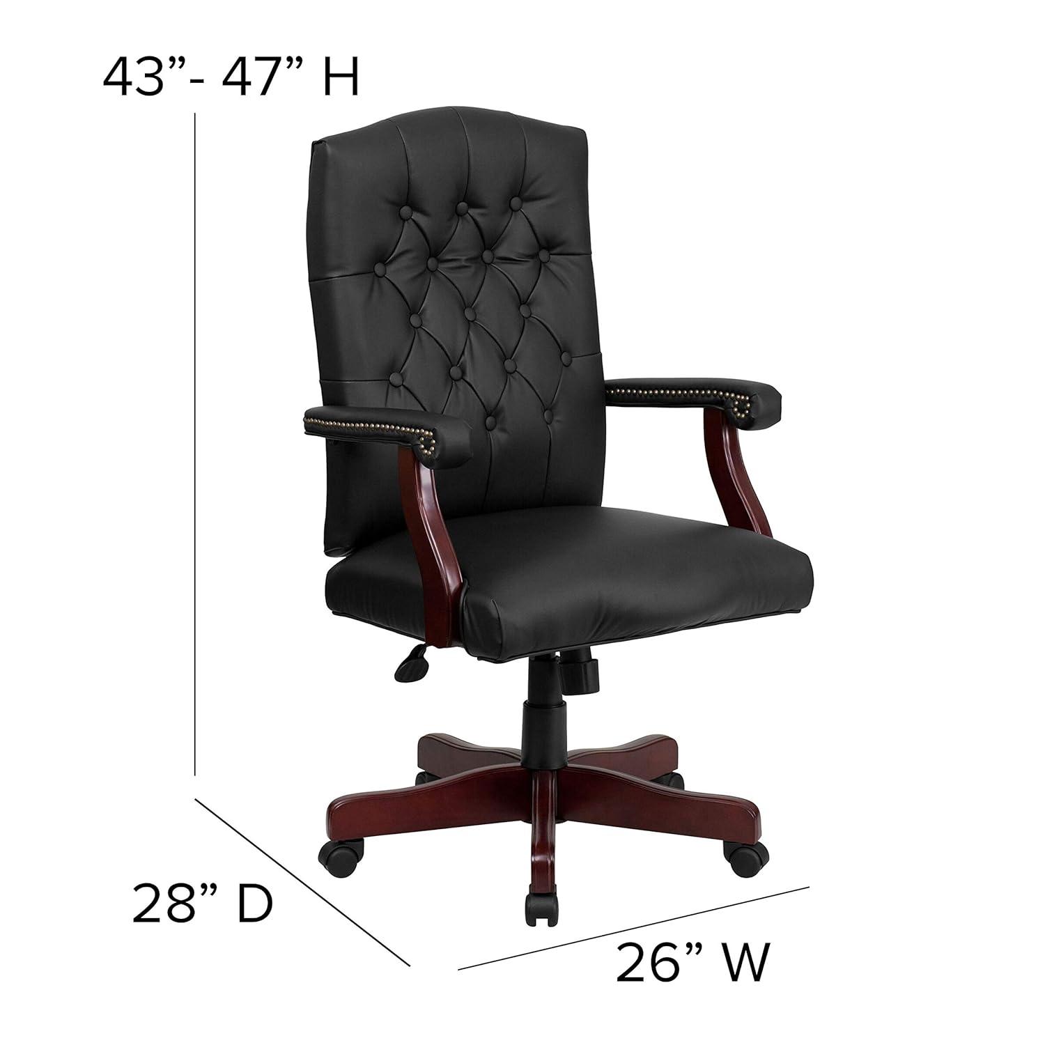 Flash Furniture Executive Swivel Office Chair with Arms