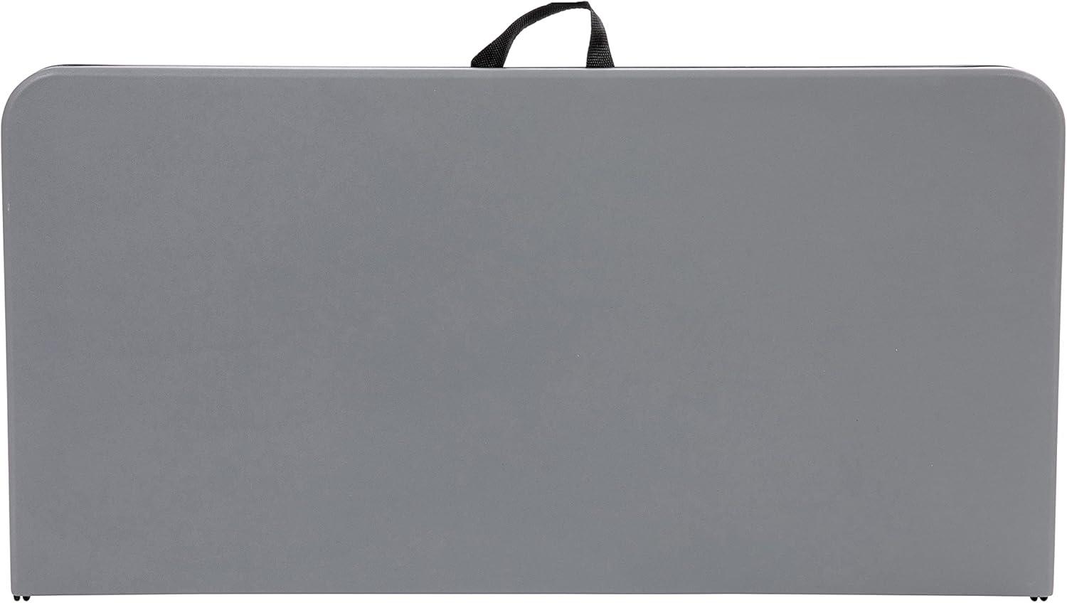 Noah 2.83' Square Plastic Folding Event Table with Carrying Handle