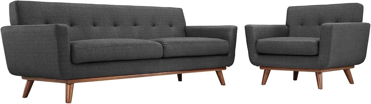 Modway Engage 2-piece Tufted Armchair and Sofa Set