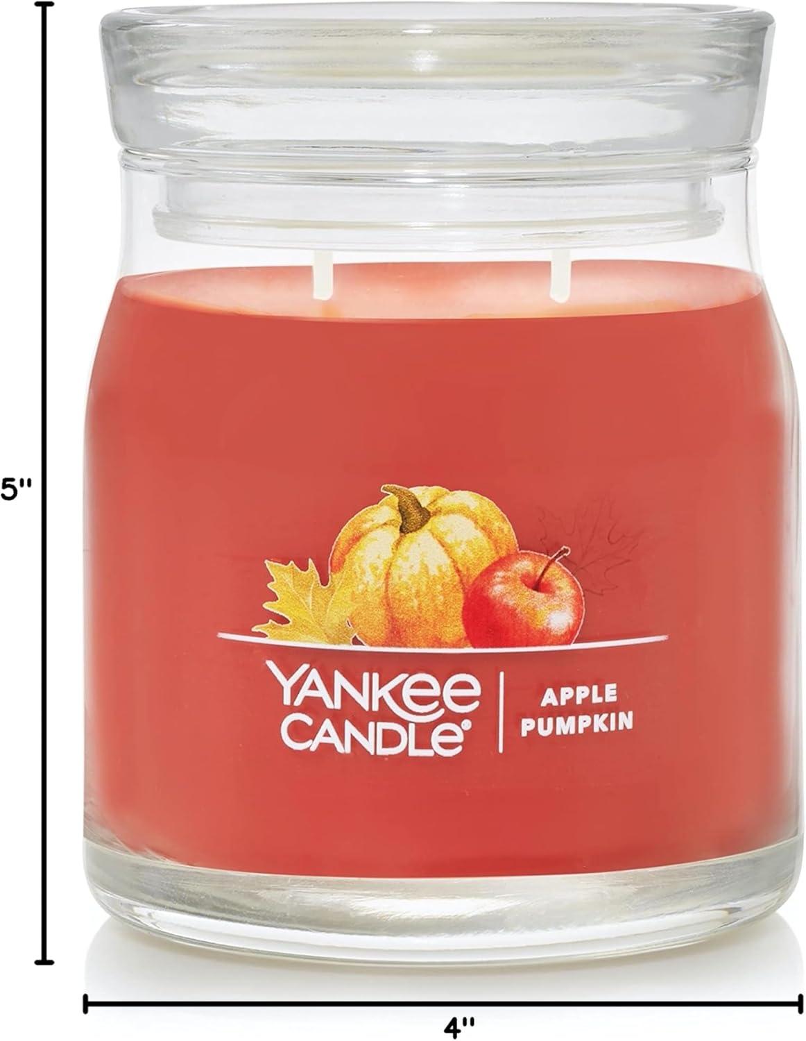 Harvest Scented Red Soy Jar Candle